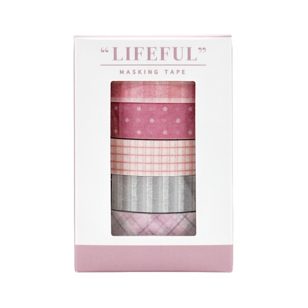 마인드웨이브 LIFEFUL 마스킹테이프 박스 세트 : pink life샐러드마켓