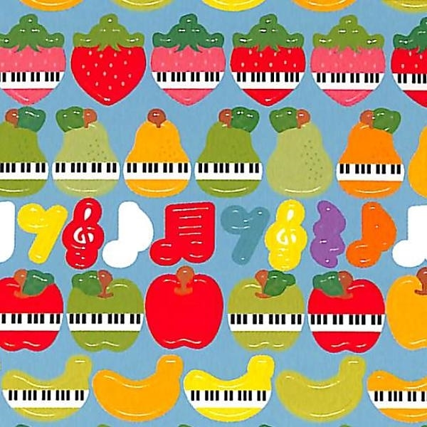 [과일 피아노]류류 써클 스티커샐러드마켓