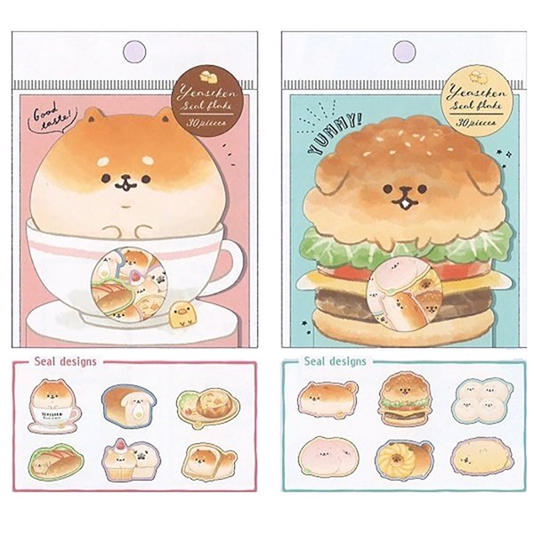 [댕댕 베이커리] 카미오 이스트켄(빵 강아지) 조각 스티커샐러드마켓