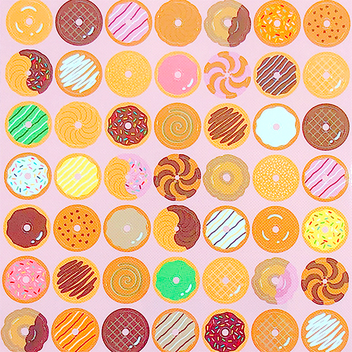 류류 써클 스티커 : 도넛샐러드마켓