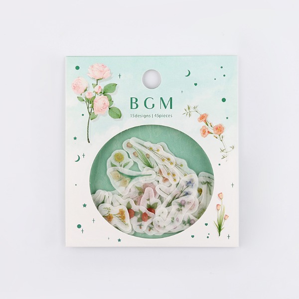 [꽃] BGM 마스킹 조각 스티커샐러드마켓