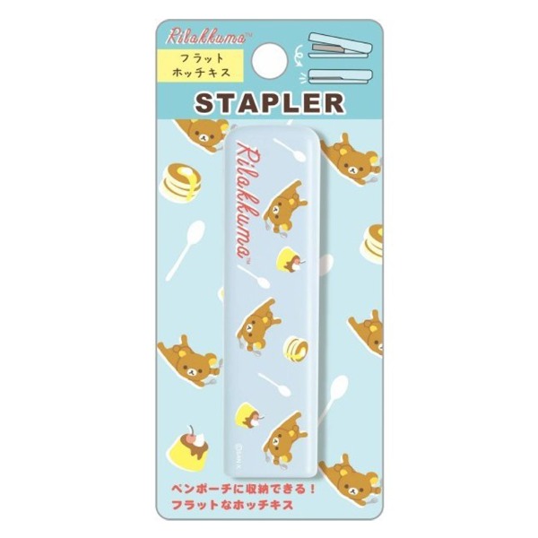 리락쿠마 미니 스테이플러 / 휴대용 호치키스 캐릭터 스템플러 : 민트샐러드마켓