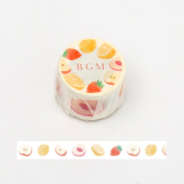 BGM 마스킹테이프 30mm : 과일 믹스샐러드마켓