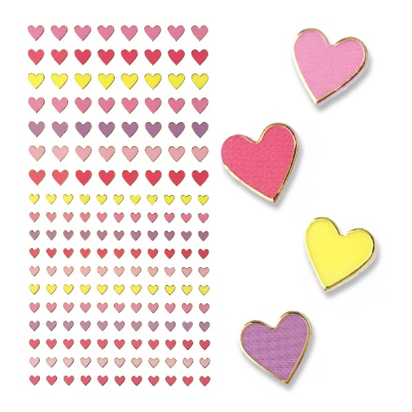 이글 후치 금박 마크 스티커 : 쁘띠 하트 핑크샐러드마켓