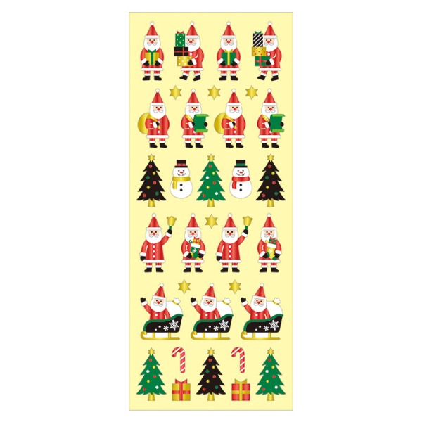 [호일 산타] 마인드웨이브 윈터 셀렉션 크리스마스 스티커샐러드마켓