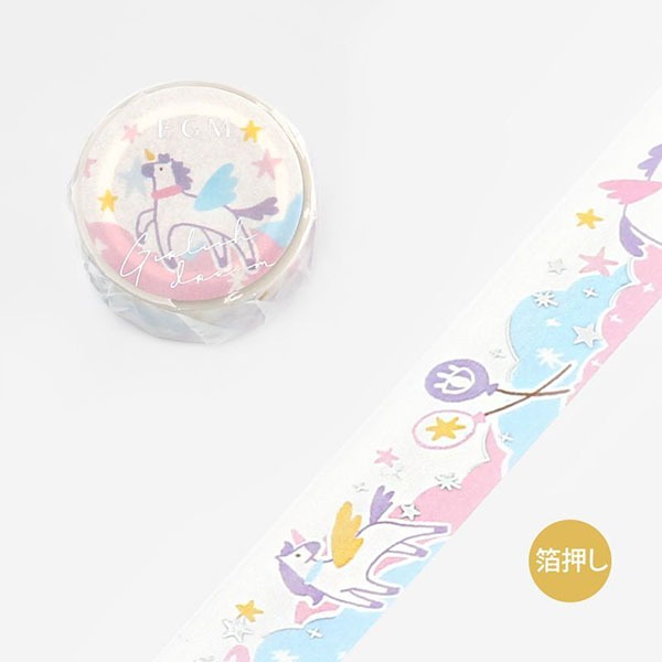 [꿈 속 유니콘] BGM 소녀 마스킹테이프 20mm샐러드마켓