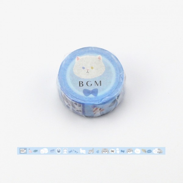 BGM 마스킹테이프 15mm : 페르시안 고양이샐러드마켓