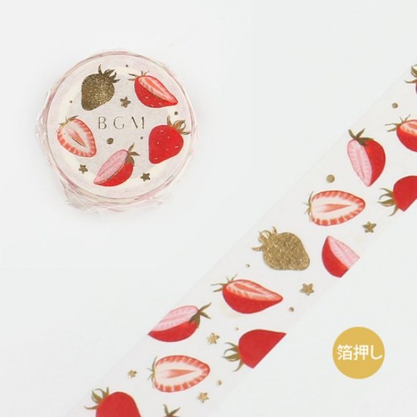 [딸기 파티] BGM 마스킹테이프 20mm샐러드마켓