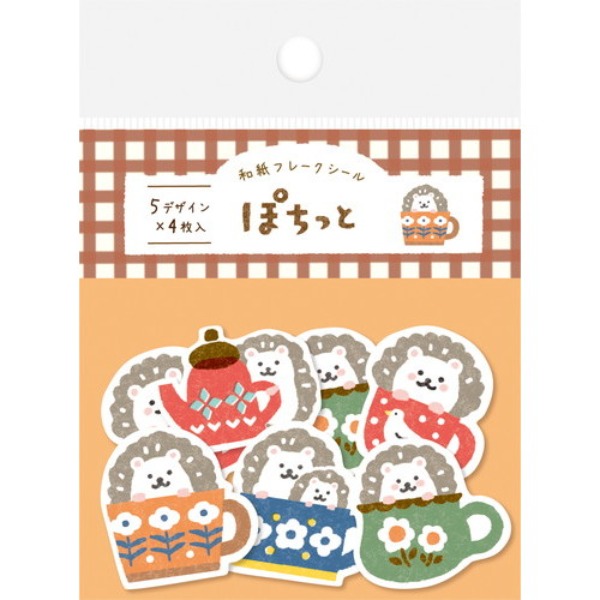 후루카와 포칫토 조각 스티커 : 컵 고슴도치샐러드마켓