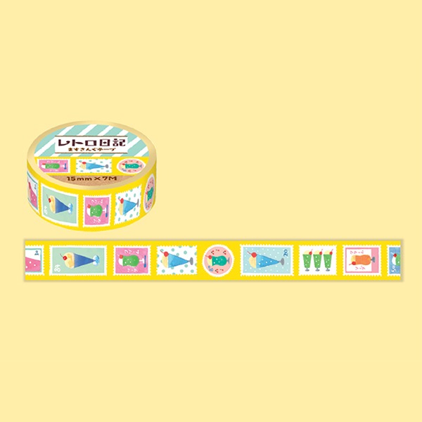 [크림소다 우표]후루카와 마스킹테이프샐러드마켓