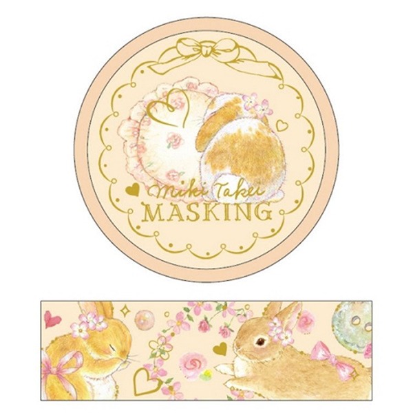 클로즈핀 타케이미키 금박 마스킹테이프 15mm : 토끼 룸샐러드마켓