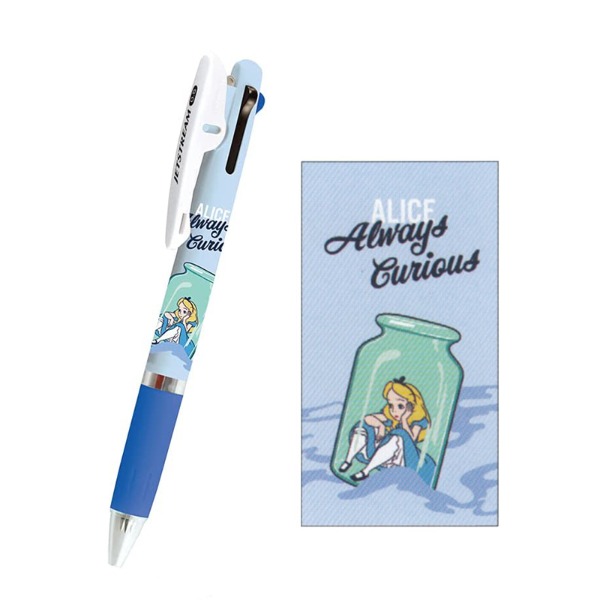 [앨리스] 유니 제트스트림 디즈니 3색 볼펜 0.5mm샐러드마켓