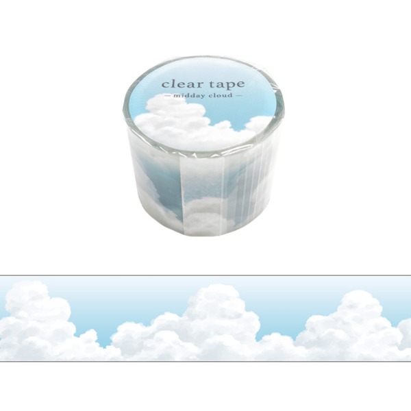 마인드웨이브 클리어 투명 데코 테이프 30mm : 한낮 구름샐러드마켓