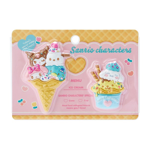 산리오 아이스크림 상점 시리즈 캐릭터즈 마그넷 세트샐러드마켓