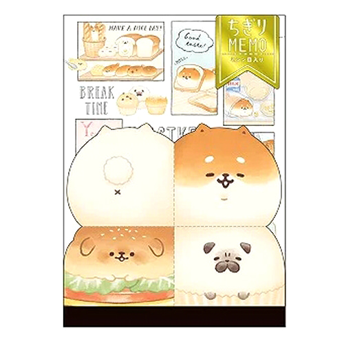 ★B급상품★ 카미오 이스트켄(빵 강아지) A6 떡메모지 : 카툰샐러드마켓