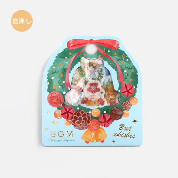 BGM 크리스마스 한정판 마스킹 조각 스티커 : 장식샐러드마켓