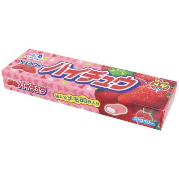 과자 시리즈 박스 메모지 : 하이츄 딸기샐러드마켓