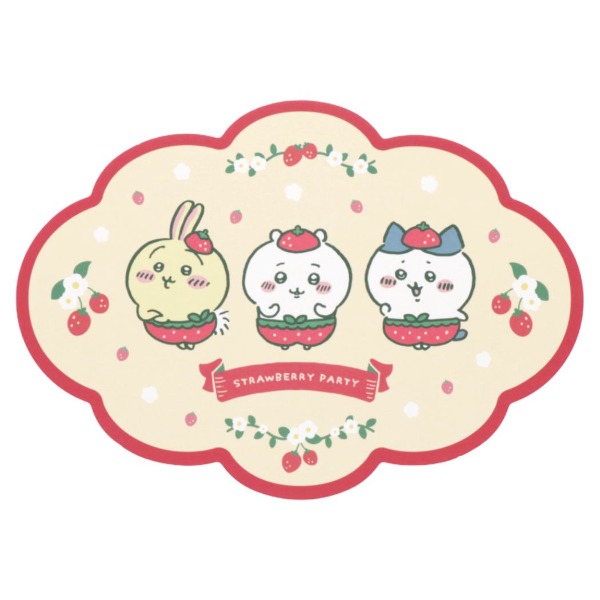 치이카와 먼작귀 딸기 파티 다이컷 포스트카드 엽서 : 레드샐러드마켓