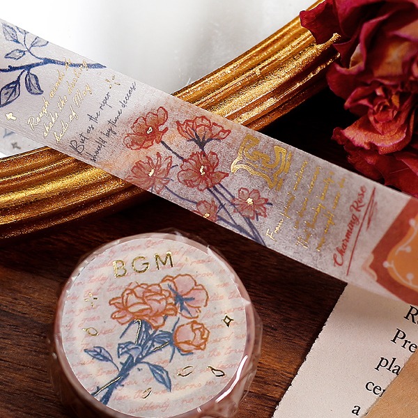 BGM 정원의 로맨스 꽃 마스킹테이프 20mm : 레드샐러드마켓