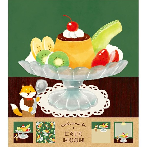 후루카와 카페 MOON 스퀘어 떡메모지 : 푸딩 아라모드샐러드마켓