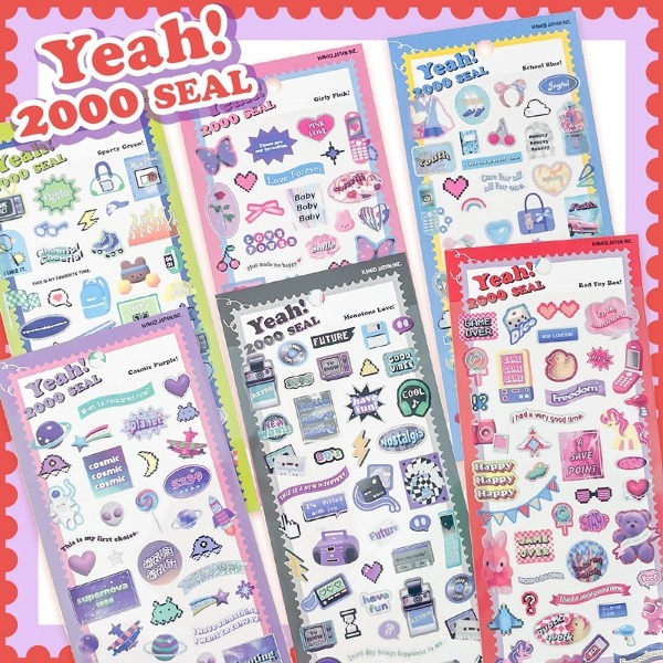 카미오 YEAH! 2000 Y2K 스티커샐러드마켓