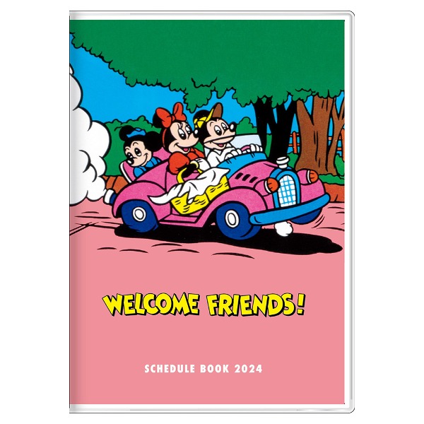 디즈니 미키와 친구들 2024 B6 월간 다이어리 : 핑크샐러드마켓