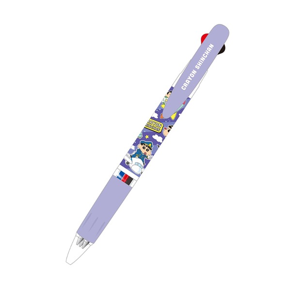 짱구는못말려 제트스트림 3색 볼펜 0.5mm : 퍼플 우주샐러드마켓