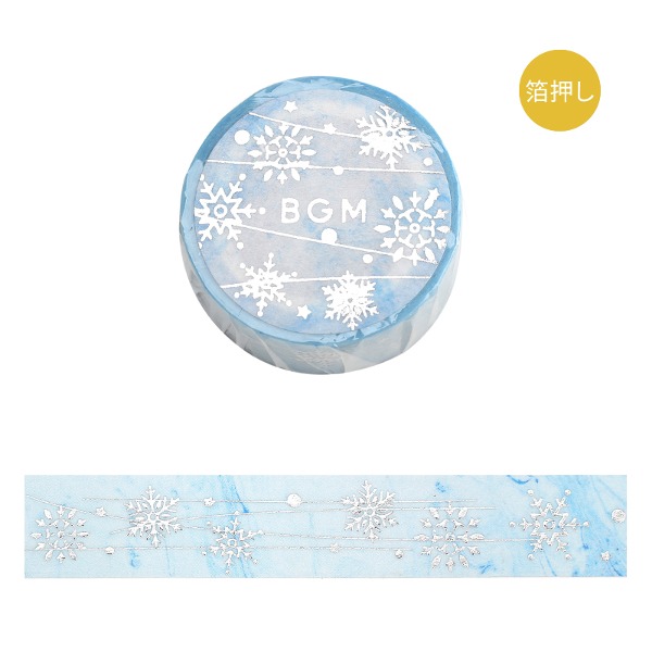 BGM 라이프 마스킹테이프 15mm : 눈꽃샐러드마켓