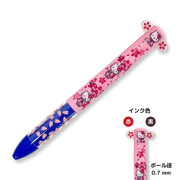 산리오 헬로키티 미미 2색 볼펜 0.7mm : 벚꽃샐러드마켓