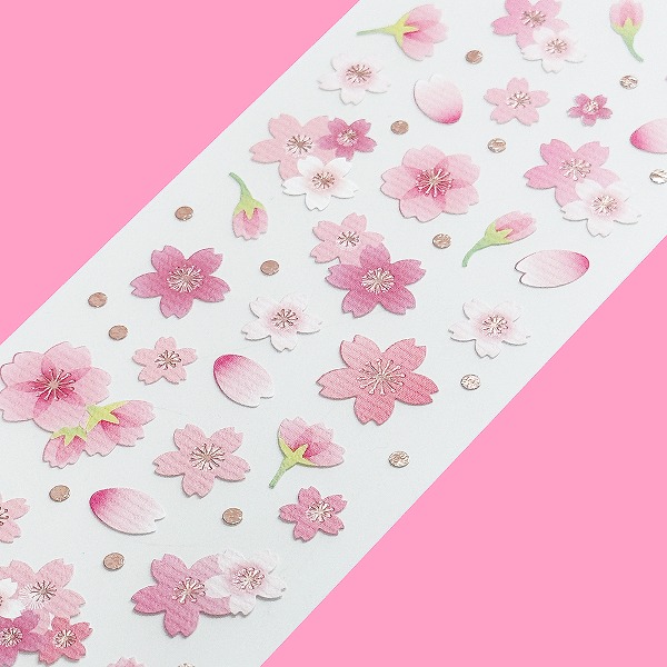 클로즈핀 벚꽃 스티커 : 꽃봉오리샐러드마켓