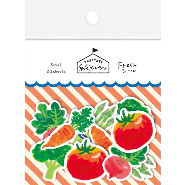 [채소] 후루카와 마르쉐 조각 스티커샐러드마켓