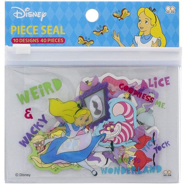 앨리스 [디즈니 클래식 시리즈] 조각 스티커 파우치샐러드마켓